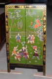 Antique Chinese Furniture Painted Wooden Cabinet Lwb813