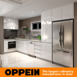 Oppein Modern Wood Grain Melamine Lacquer Wood Kitchen Cabinet (OP16-M02)