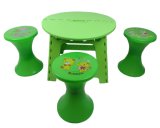Foldable Table with Portable Stool for Outdoor Furniture