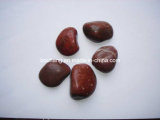 Polished Red Pebbles for Paving Garden