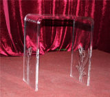 Deluxe Waterfall Bench Set, Acrylic Furniture, Acrylic Table, Acrylic 