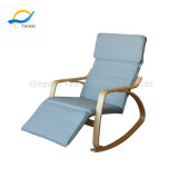 Home Wooden Furniture Rocking Chair with Metal Frame