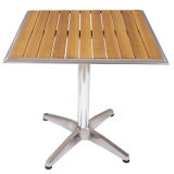 Indoor&Outdoor Aluminum Wooden Table (DT-06270S2)