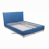 Morden Simple Double Fabric Bed (OL17174)