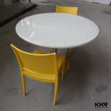 Restaurant Furniture Artificial Stone Round Marble Top Dining Table
