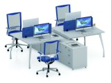 4 Pax Workstation with High Quality and Return Canbinet (SCDK1010-28)