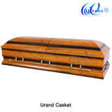 Two Tone Oversize Low Price American Wood Casket