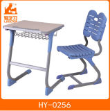 Kids Wood Study Table and Plastic Chair