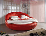 High Quality Red Round Bed Hot-Selling