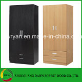 Low Price Two Doors Furniture Wardrobe and Two Drawers Wardrobes