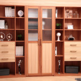 Oppein Customized Modern Practical Wood Grain Bookshelf (SG11304)