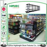 Steel Supermarket Shelf Black Color Retail Store Shop Shelving