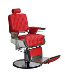 Hot Geared Raising Leather Barber Chair Salon Barber Chair