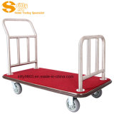 304# Stainless Steel Luggage Cart/Trolley for Hotel Lobby (SITTY 92.2008A)