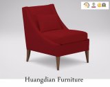 Red Velvet Fabric Hotel Living Furniture Hotel Sofa Chair Made in China (HD170)