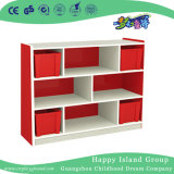 Preschool Red and White Wooden Kids Toys Cabinet (HG-5505)