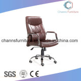 Modern High Grade Furnituer Brown Leather Executive Manager Swivel Chair