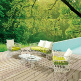 Popular Design Good Price Outdoor New Outdoor Garden Sofa Set with Coffee Table (YT893)