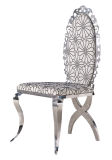 Fabric Stainless Steel Legs Upholstered Wedding Chairs Dining Chairs
