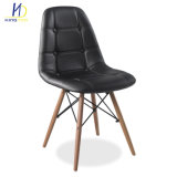 Wholesale Modern Wooden Legs Dining Chair Plastic Chair for Restaurant