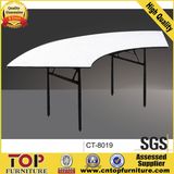 Modern Semi-Circular Laminate Banquet Folding Table