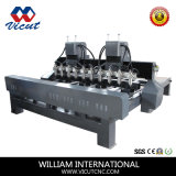 Rotary Wood Router with 10 Heads CNC Function Machine
