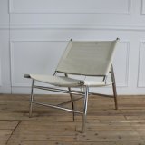 Shiny Stainless Steel Tube Fabric Leisure Chair