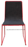 Modern Replica Metal Dining Restaurant Furniture Steel Fabric Chairs