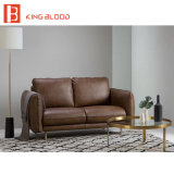 Small Cheap Brown Color Leather Sofa Couches