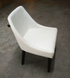 Hotel Furniture Restaurant Banquet White Leather Chair to Europe