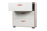 Stand Feet 3 Drawers Filing Cabinet Metal Steel Cabinet
