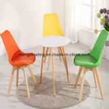 Replica Beech Wood Leg Plastic Dining Tulip Chair