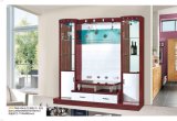 MDF Wooden TV Table Stand with Wine Cabinet
