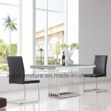 Home Furniture Glass Top Dinner Table