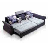 L Shaped Sectional Sofa Cum Bed with Storage