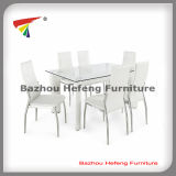 Modern Cheap Glass Dining Table and Chairs (DT069)