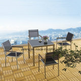 Modern Simple Design Hot Sale Aliminum Garden Dining Set Using Indoor and Outdoor (YT749)