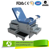 Hospital Used Gynaecology Bed With Step Stool (CE/FDA)