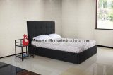 Fabric Platform Queen Bed Bedroom Furniture Without Drawer (OL17171)