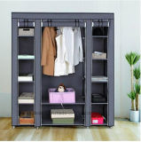 Modern Simple Wardrobe Household Fabric Folding Cloth Ward Storage Assembly King Size Reinforcement Combination Simple Wardrobe (FW-36A)