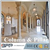 Super Crystallized Column for Villar/Hotel Decoration, White Stone Polished,