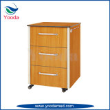 Wooden Color Aluminum Alloy Medical Hospital Cabinet
