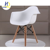 Kids Size Armchair Chair Plastic Seat Natural Wood Wooden Legs Childrens Room Chairs Molded Plastic Chair