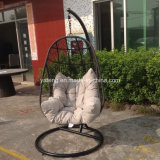 Cheap Outdoor Garden Furniture Synthetic PE-Rattan Aluminum Frame Weaving Swing Chair Hammock (YTA803)