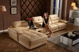 Living Room Sofa with Sectional Leather Sofa L Shap