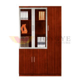 Wooden Veneer Modern Red Office Book Cabinet (HY-904R)