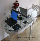 Clear Tempered Glass Study Table (model 5)