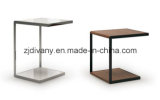 Modern Style Bedroom Steel Frame Wooden Table (T-81A & B)