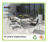 Outdoor Dining Furniture Garden Chair with Stainless Steel Frames