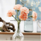 Cheap Artificial Flower Bush High Quality Silk Carnation for Wedding and Home Decoration